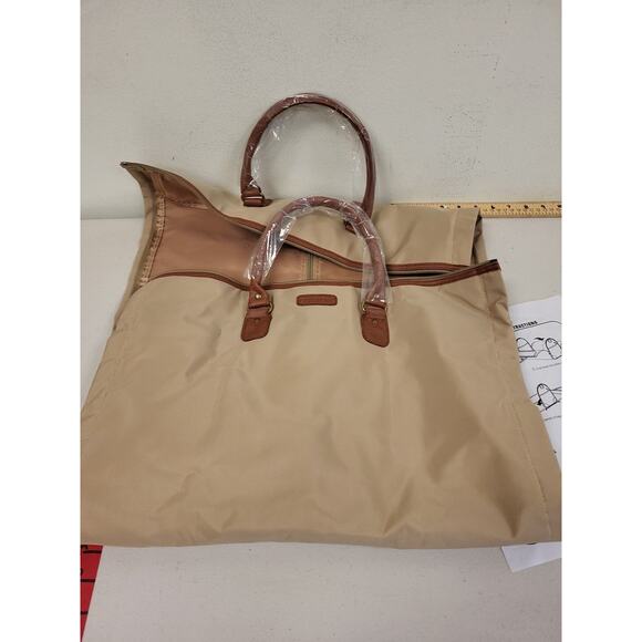 USED Issue Supplies Large Duffle Bag. Canvas & Leather Carry On USA Travel - Picture 1 of 7